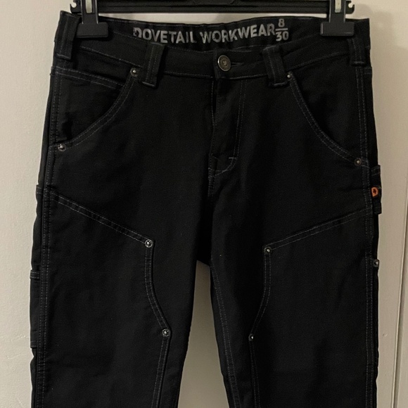 Dovetail Maven Slim Black Denim Pants - Picture 1 of 3